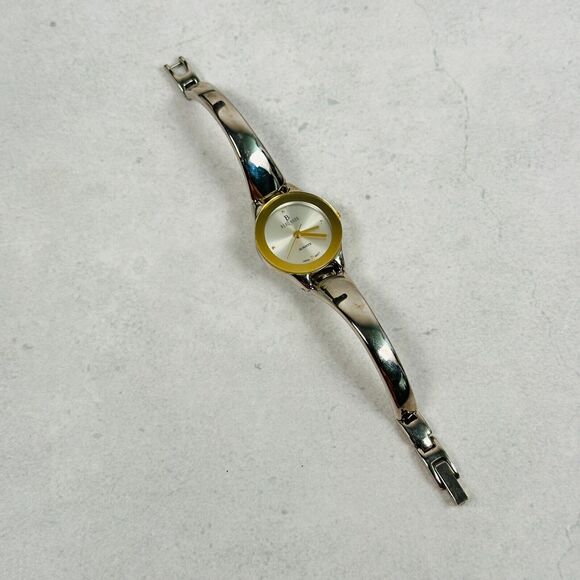 Berenger Watch Womens 23mm Round Two Tone Quartz Modern Classic New Battery - Picture 5 of 13